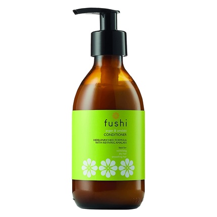 Кондиционер Argan & Amalaki, многоразовый, безотходный, стеклянный флакон 230 мл, 7,78 жидких унций - Animal Brown Fushi