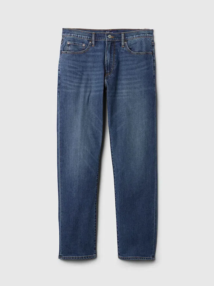 Джинсы Regular fit, GAP, синий — фото 4