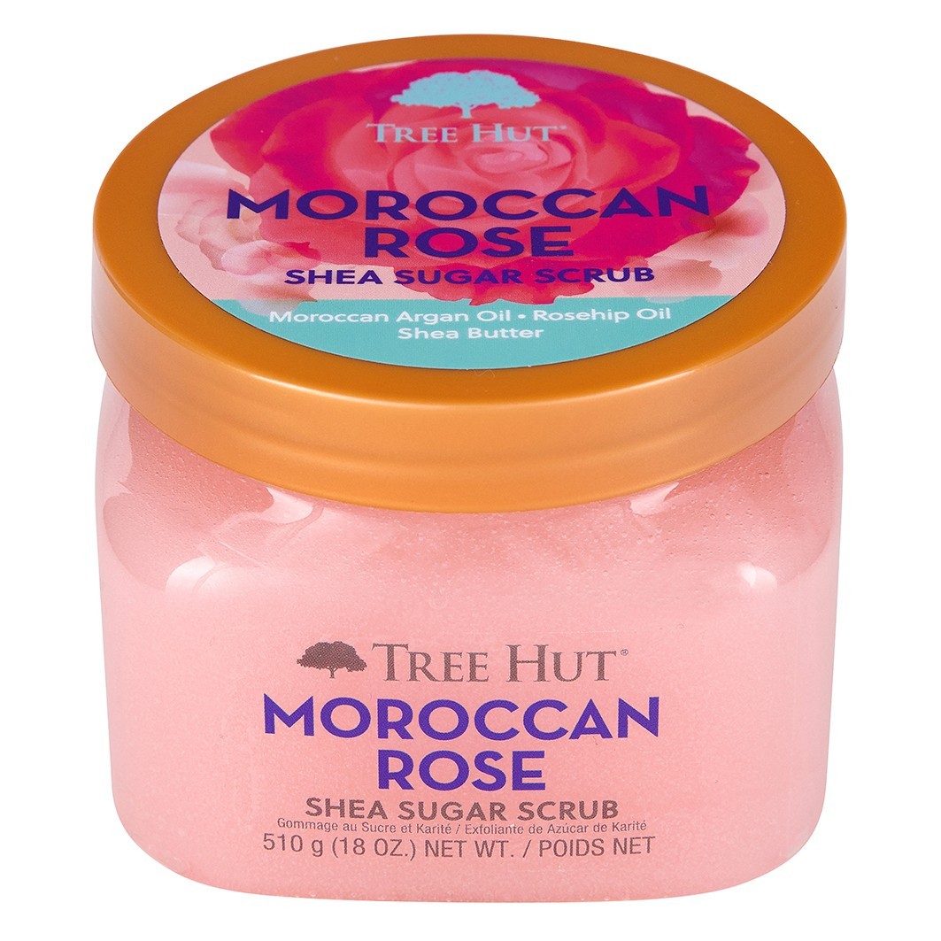 Скраб для тела shea sugar scrub moroccan rose Tree Hut, вес 510 гр. — фото 2