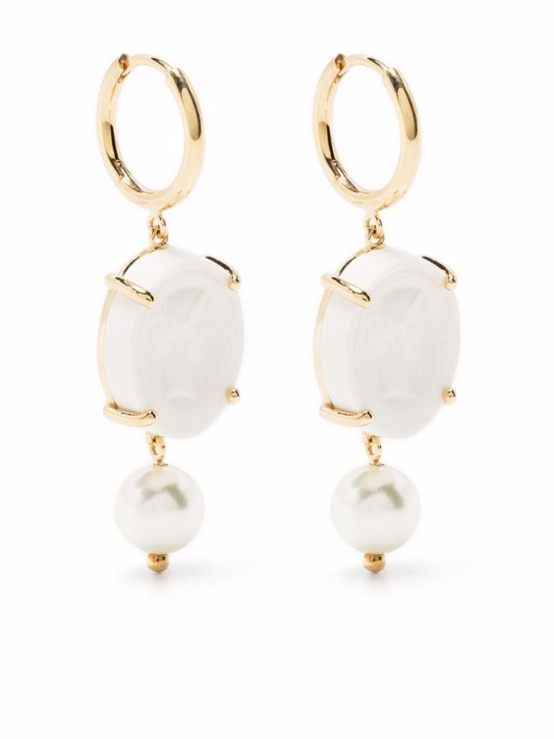 

Серьги с подвесками Simone Rocha, белый