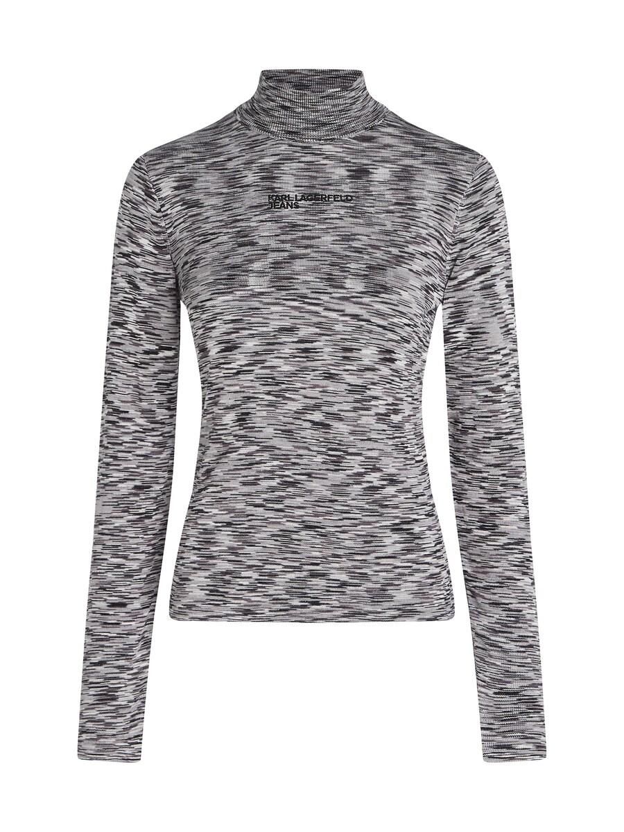 

Тонкий вязаный свитер KARL LAGERFELD JEANS Sweater, серый