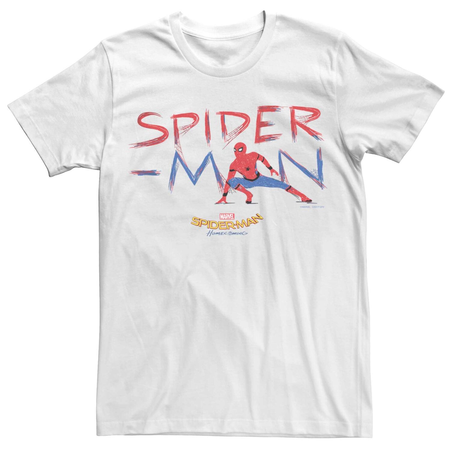 

Мужская футболка с графическим рисунком Marvel Spider-Man Licensed Character