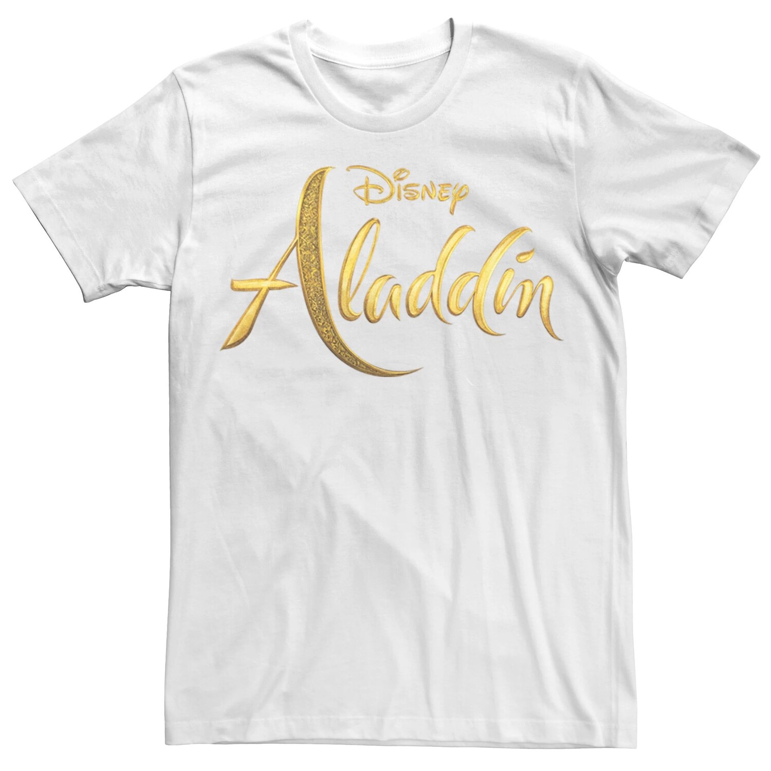 

Мужская футболка с логотипом Aladdin Disney, белый