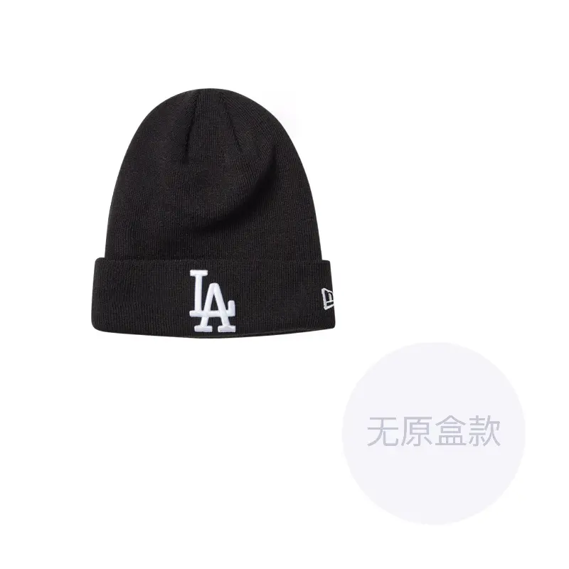 

New Era Акриловая вязаная шапка унисекс черная, Black