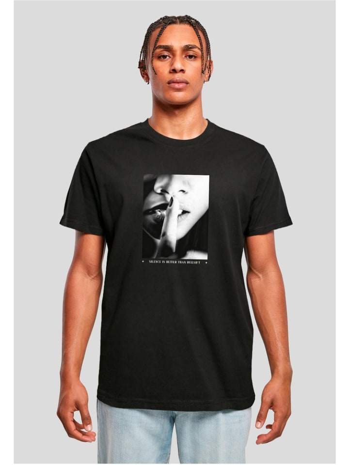 

Футболка Better than Bullsh*t Tee черного цвета Mister Tee