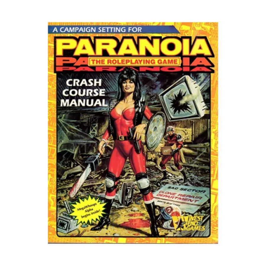 

Crash Course Manual, Paranoia (2nd Edition), мягкая обложка