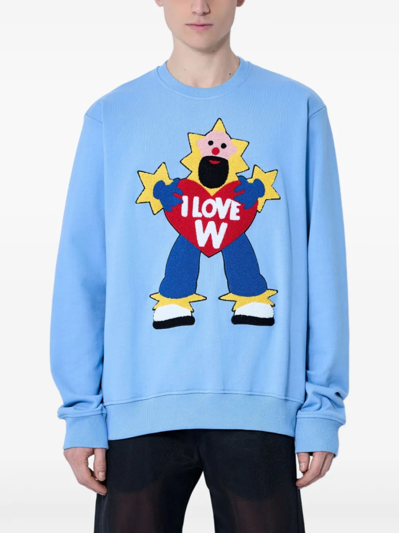 

Walter Van Beirendonck толстовка I Love W, синий