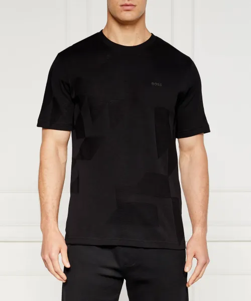 

Футболка с зазубринами Regular fit Boss Green, черный