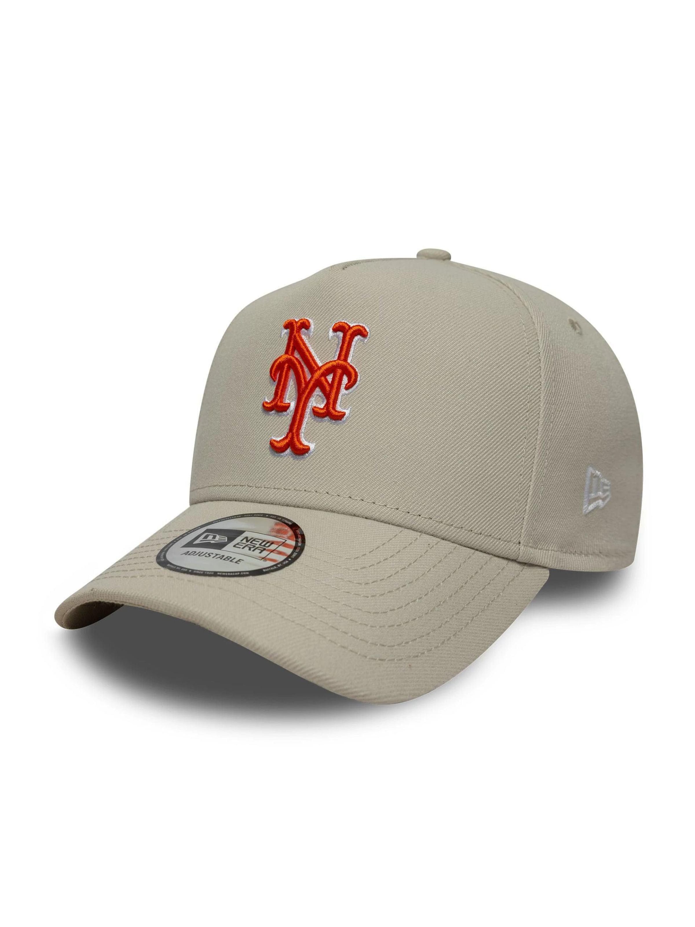 

NEW ERA Кепка 'New York Mets MLB Outline Script' в бежевом цвете