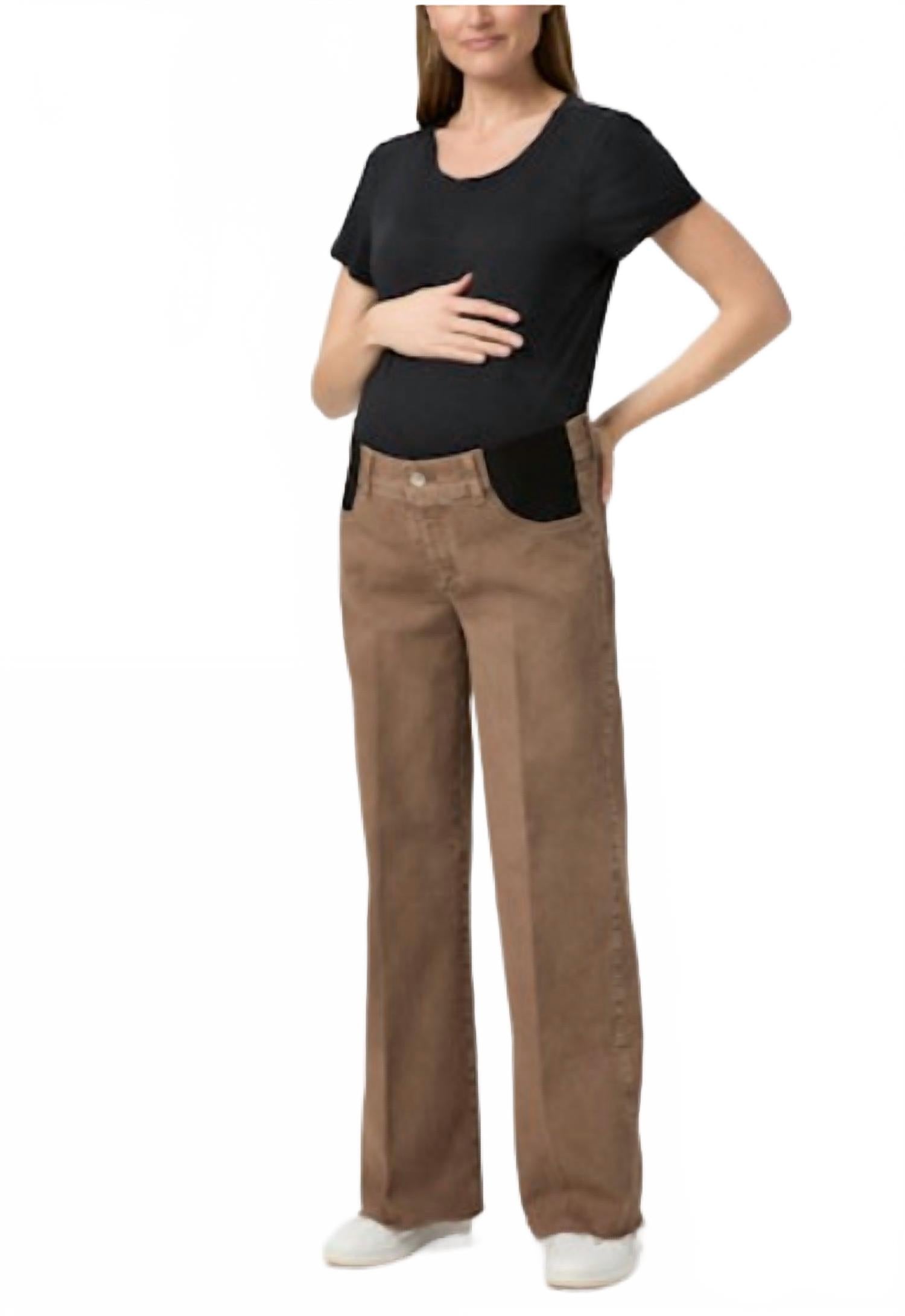 

Джинсы для беременных Anessa с необработанным краем из винтажного тростникового дерева Paige, Vintage Canewood