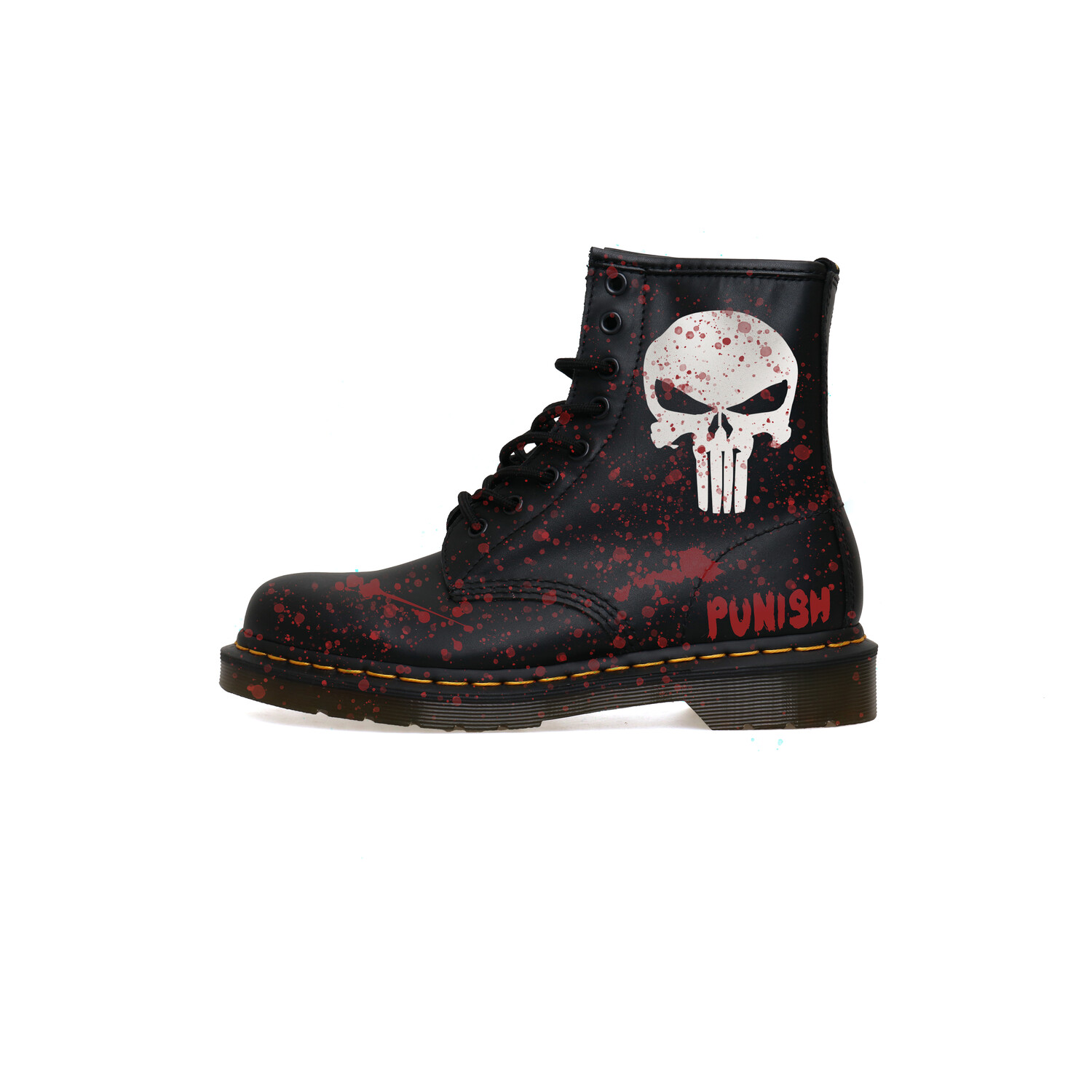 

1460 Ботинки Martin унисекс Dr.Martens, черный/красный