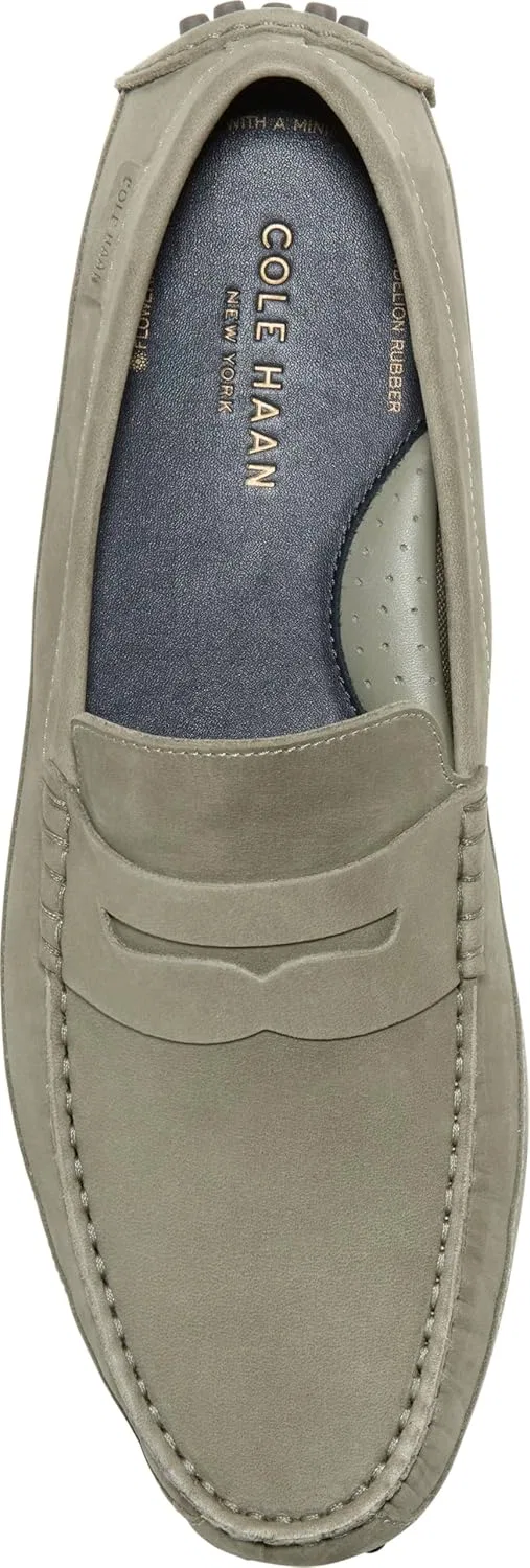 Лоферы мужские из нубука Cole Haan, Dusty Olive Nubuck/Gum — фото 4