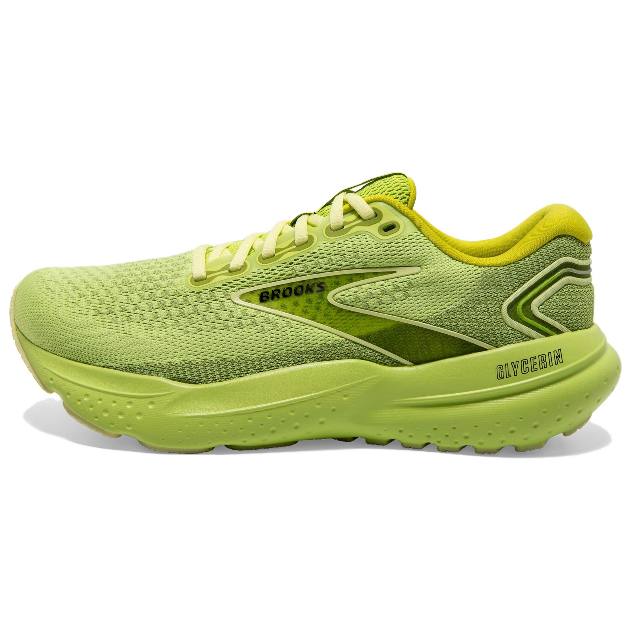 

Brooks Кроссовки Glycerin 21 с низким верхом, противоскользящие, износостойкие, мужские, зеленые