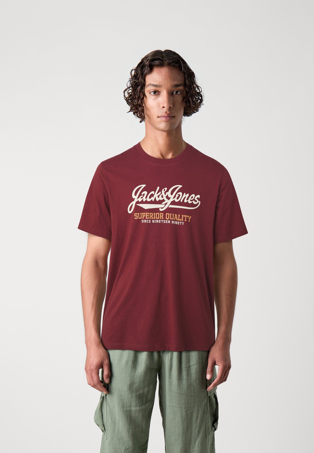 

Футболки с принтом JPRBLUHUDSON TEE CREW NECK 5 PACK Jack & Jones, белый