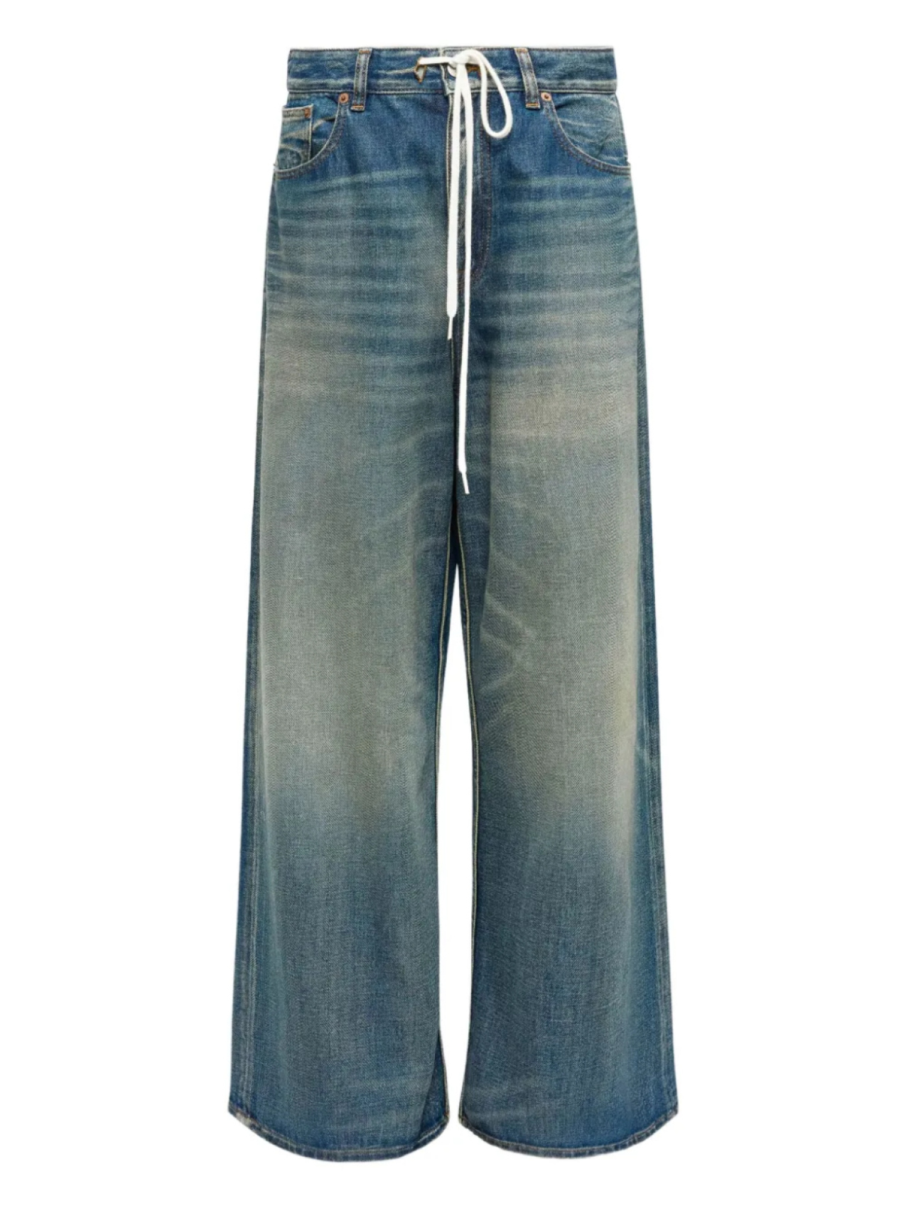 

MM6 Maison Margiela широкие джинсы, синий