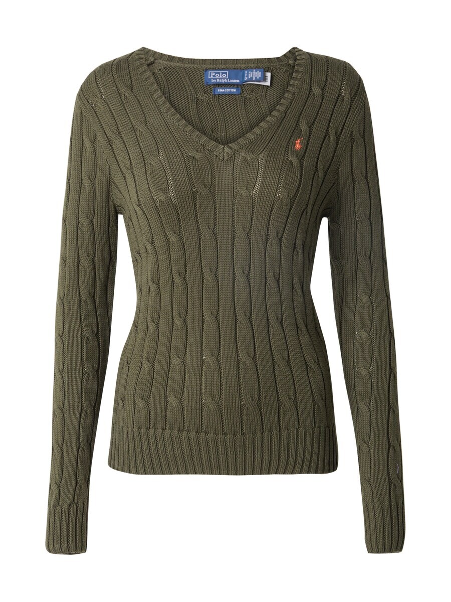 

Тонкий вязаный свитер Polo Ralph Lauren Sweater KIMBERLY, оливковый