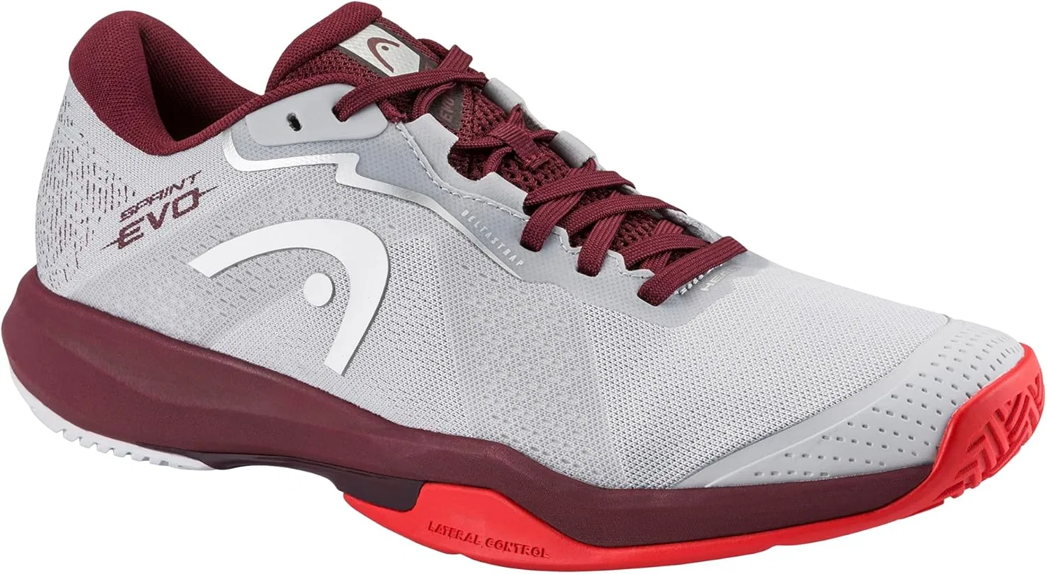 Кроссовки теннисные HEAD Sprint Evo 4.0, Light Grey/Red