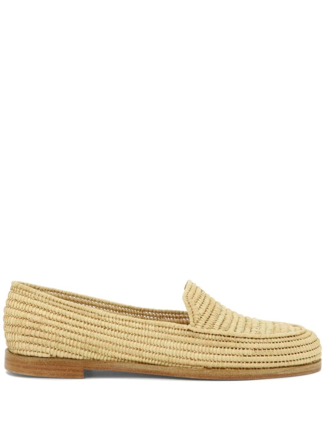 

Paloma Barceló Amaranta лоферы из тканой рафии, серый