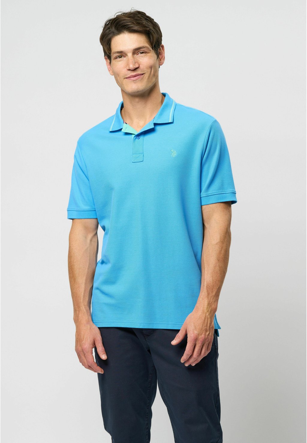 

Рубашка поло NOAH U.S. Polo Assn., бирюзовый