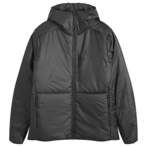 

Утепленная куртка с капюшоном, имитирующая Breeze Haglöfs, True Black