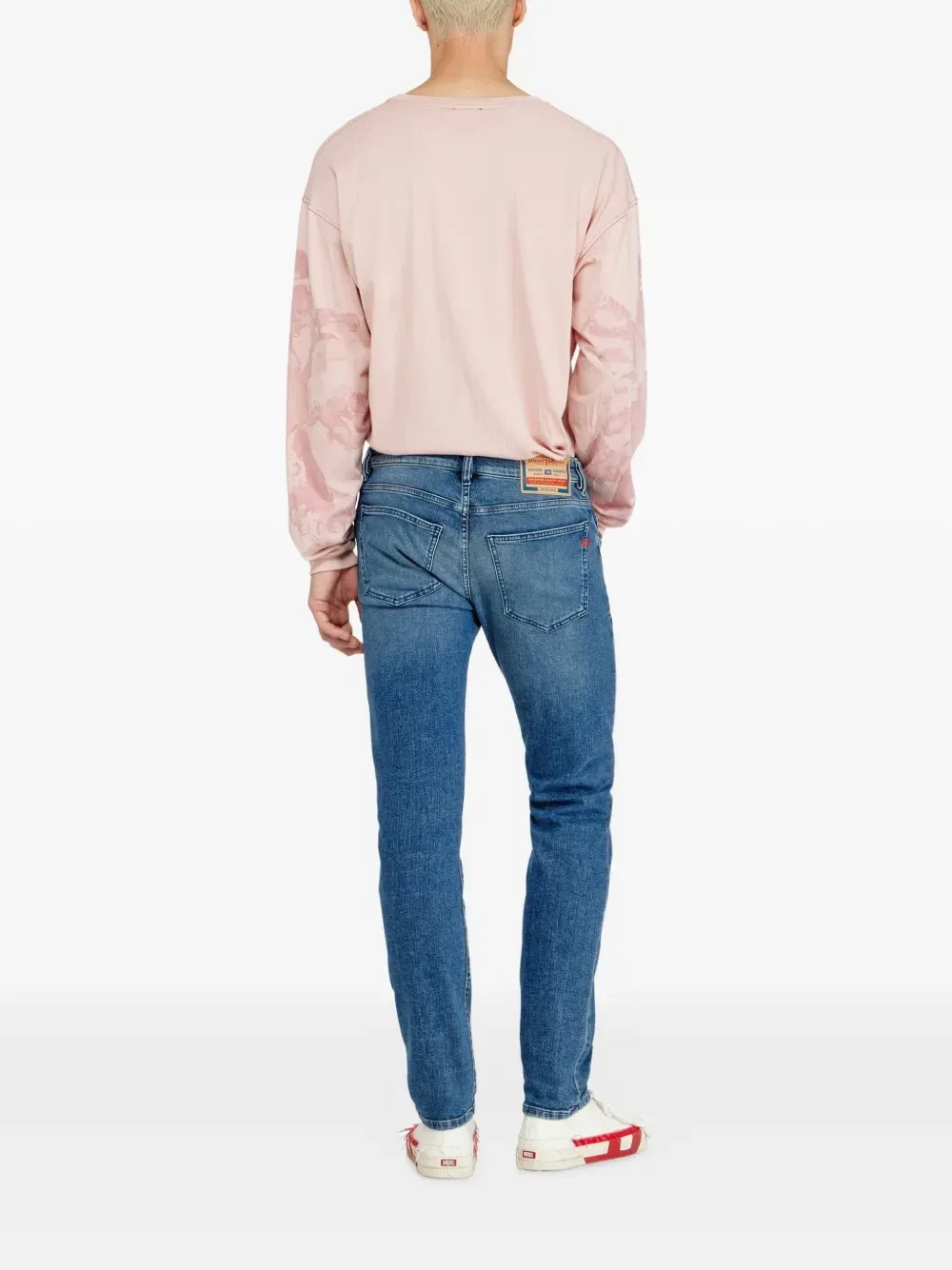 Джинсы D-Strukt slim-fit 2019 года Diesel, синий — фото 4