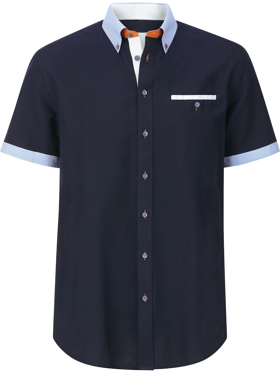 

Рубашка на пуговицах классического кроя BABISTA Florevetto, небесно-голубой/темно-синий