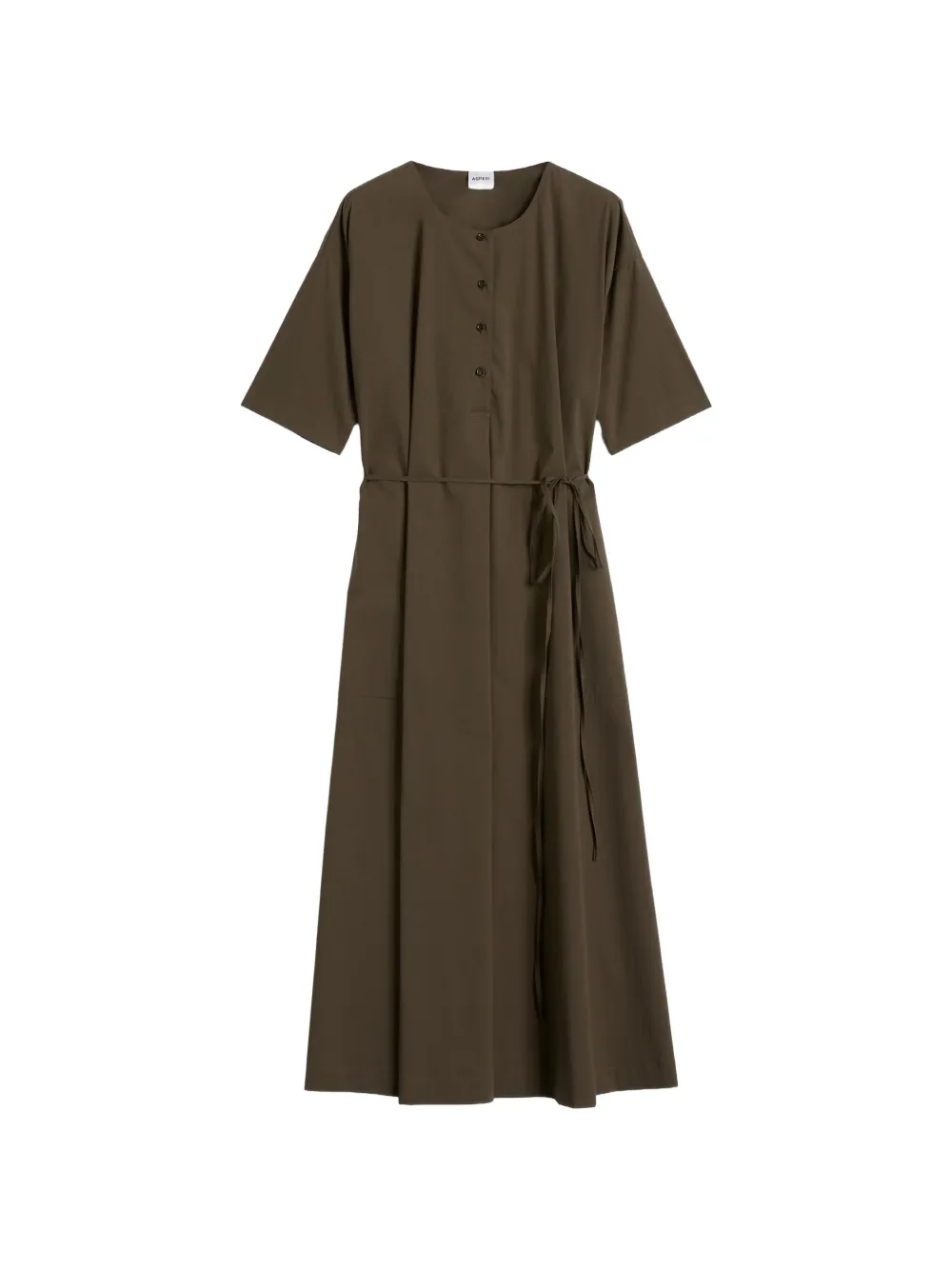 

Платье миди с завязками Aspesi, зеленый