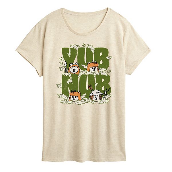 

Футболка женская с принтом ewok yub nub Star Wars, Beige