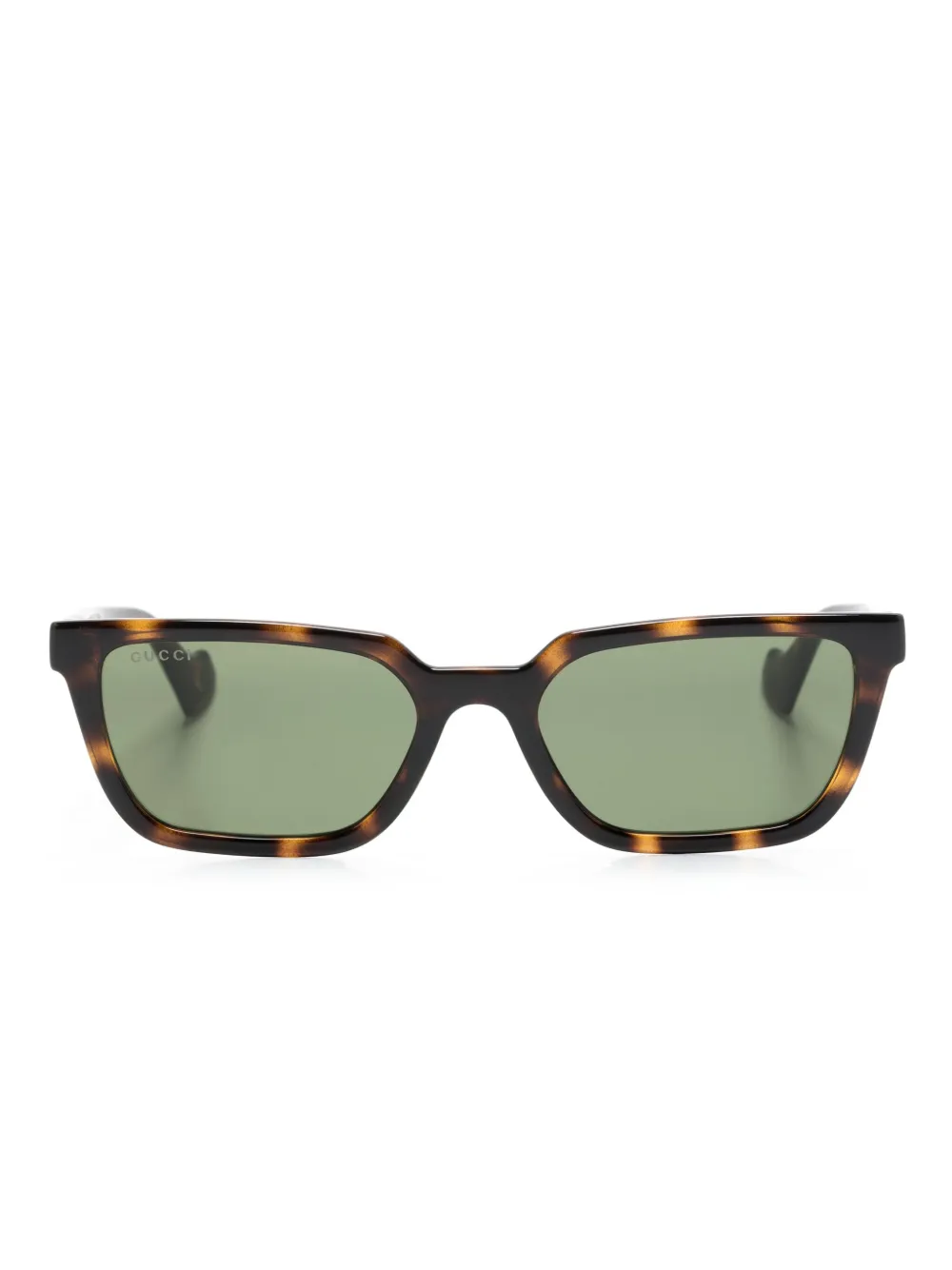 

Солнцезащитные очки в прямоугольной оправе Gucci Eyewear, коричневый
