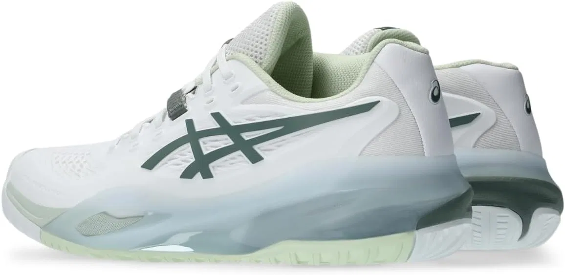Кроссовки теннисные ASICS белый/Monument Blue — фото 3