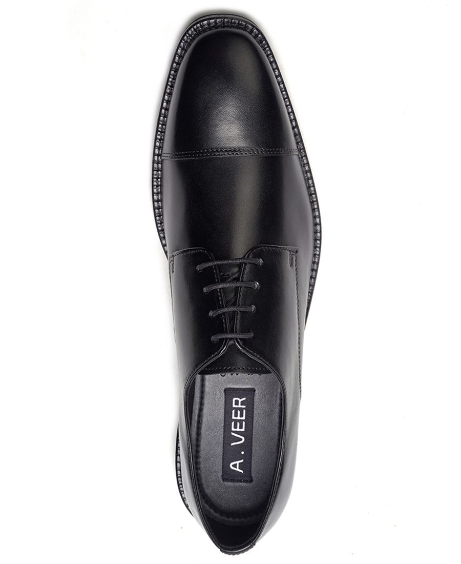 Мужские оксфордские туфли Maddox с мыском Cap-Toe A Veer, Black — фото 4