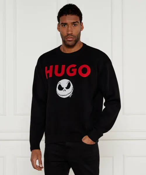 

Свитер Hugo x Disney selm_nbc Loose fit Hugo, черный