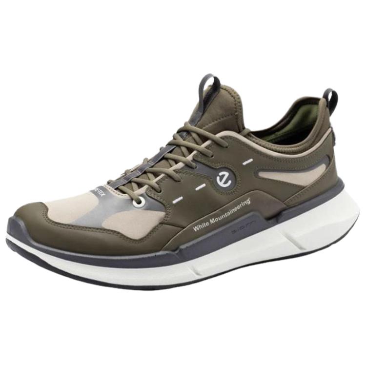 

Ecco Белые кроссовки Mountaineering x Biom 2.2 с низким верхом, устойчивые к истиранию, мужские, армейско-зеленые