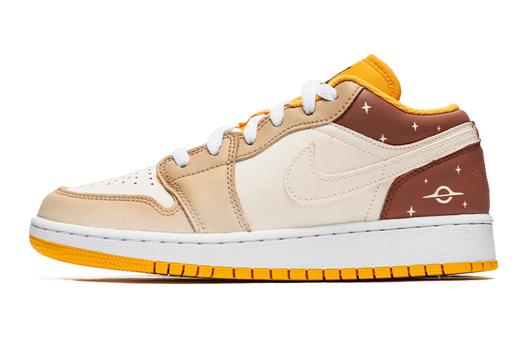 

Кроссовки Air Jordan 1 Vintage Basketball Shoes Women's Low-Top Brown Red