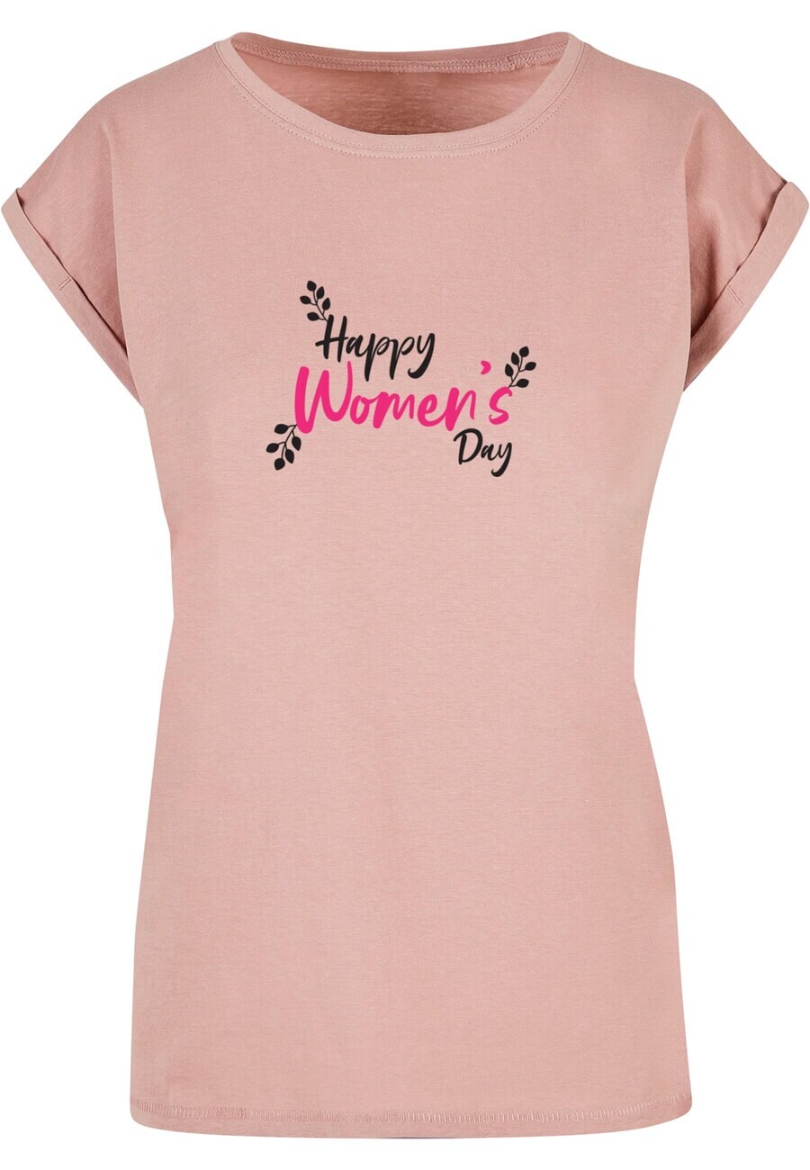 

Футболка Merchcode Shirt WD - Happy Women s Day, цвет pink/rose