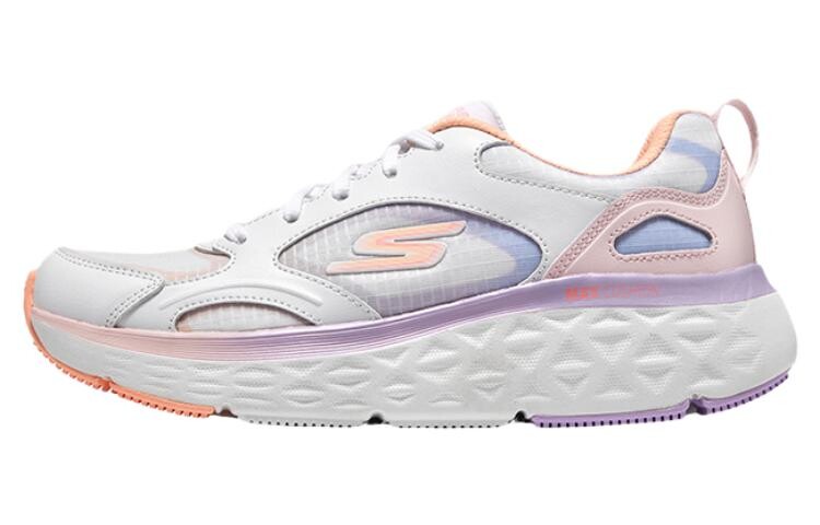 

Кроссовки женские с низким верхом белые фиолетовые оранжевые Skechers
