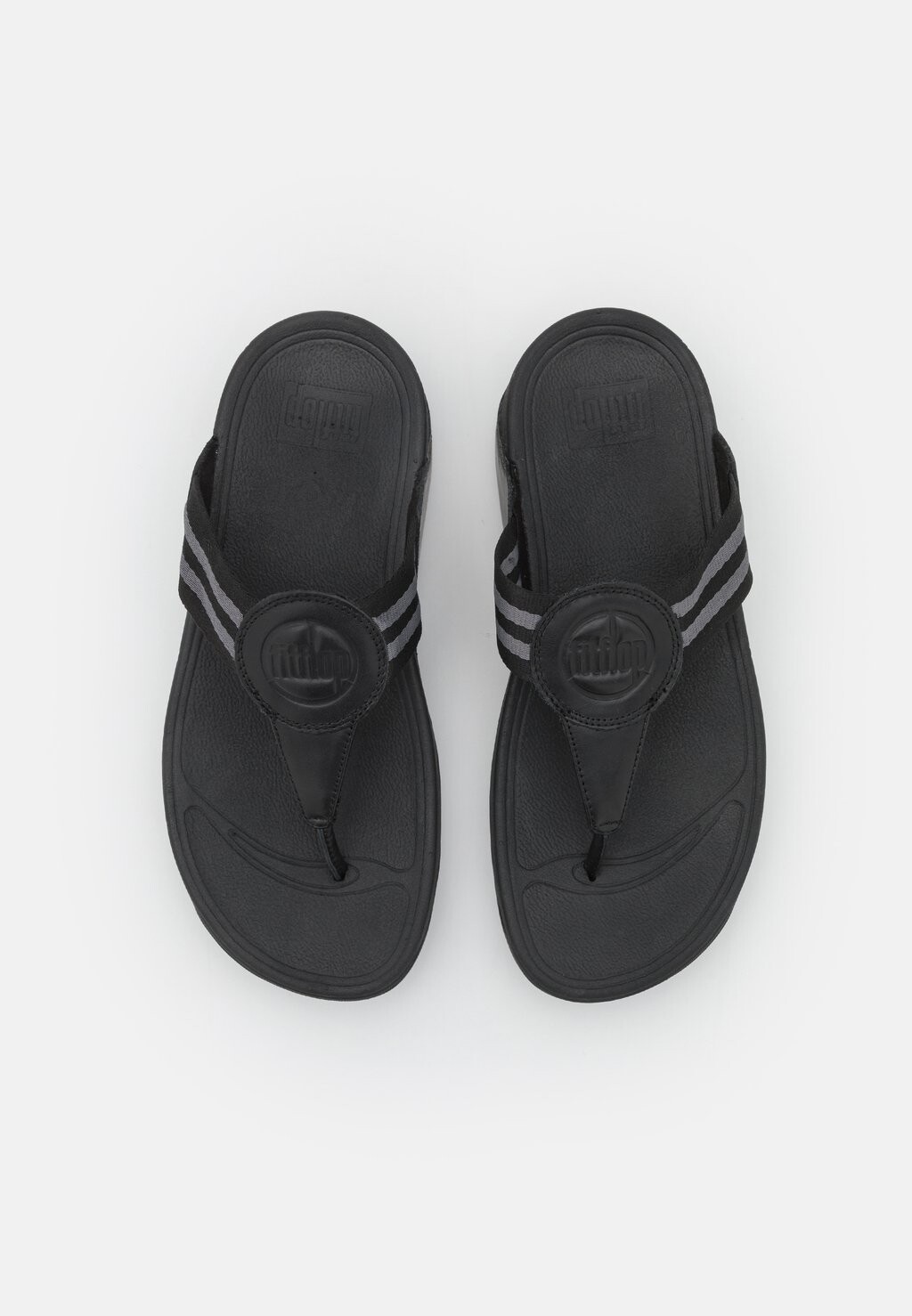 Сандалии с Т-образной застежкой WALKSTAR TOE POST FitFlop, черный