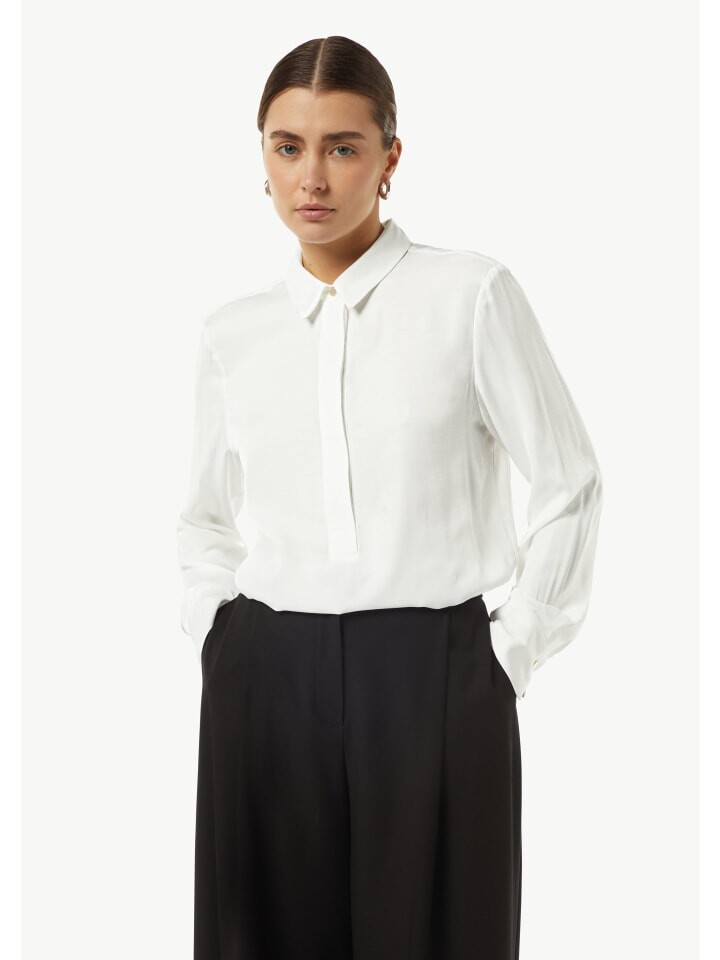 

Блуза comma Bluse langarm, белый