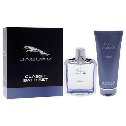 Jaguar Blue для мужчин 3,4 унции EDT спрей 6,7 унции гель для ванны и душа — фото 3