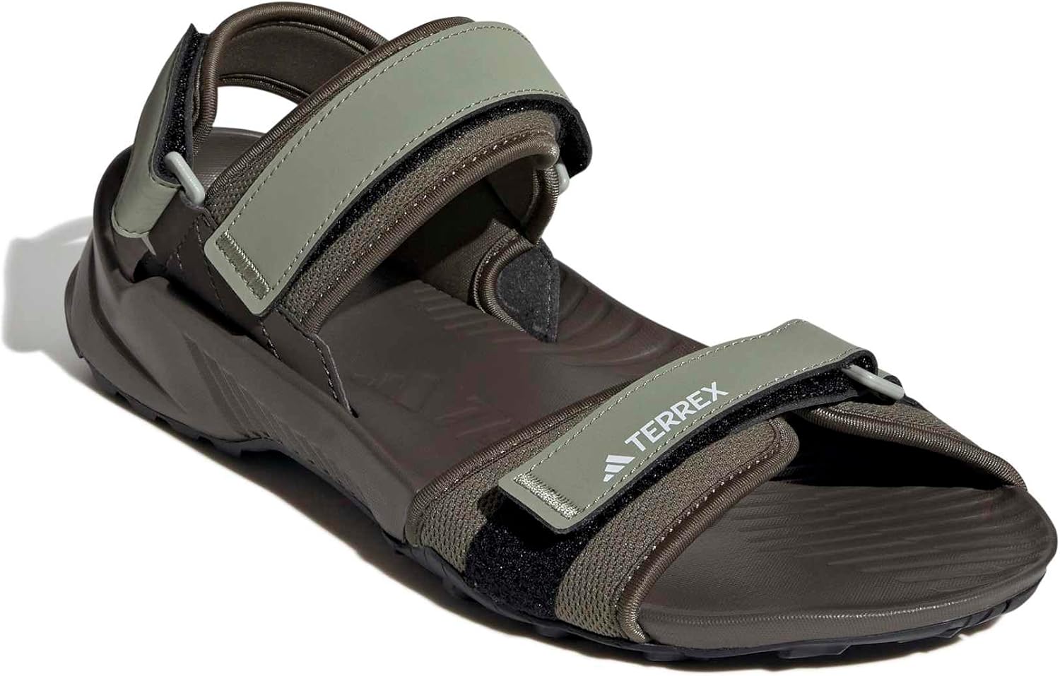Сандалии для походов adidas Terrex Hydroterra унисекс для взрослых, зеленый/оливковый — фото 3