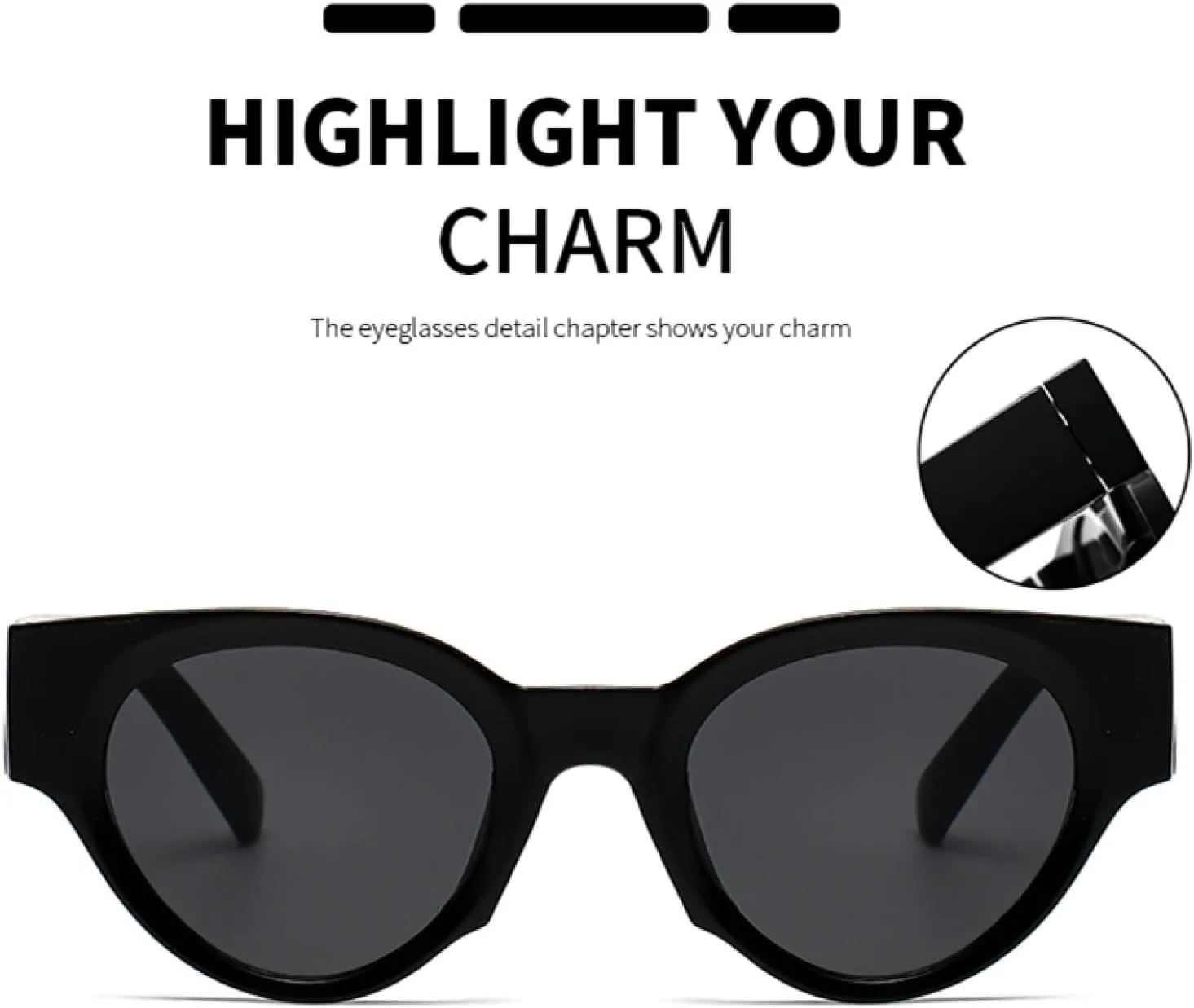 

Винтажные классические овальные солнцезащитные очки для женщин, маленькие «кошачий глаз», модные, с леопардовым принтом, защита от УФ-излучения UV400 TVTBBVV, White