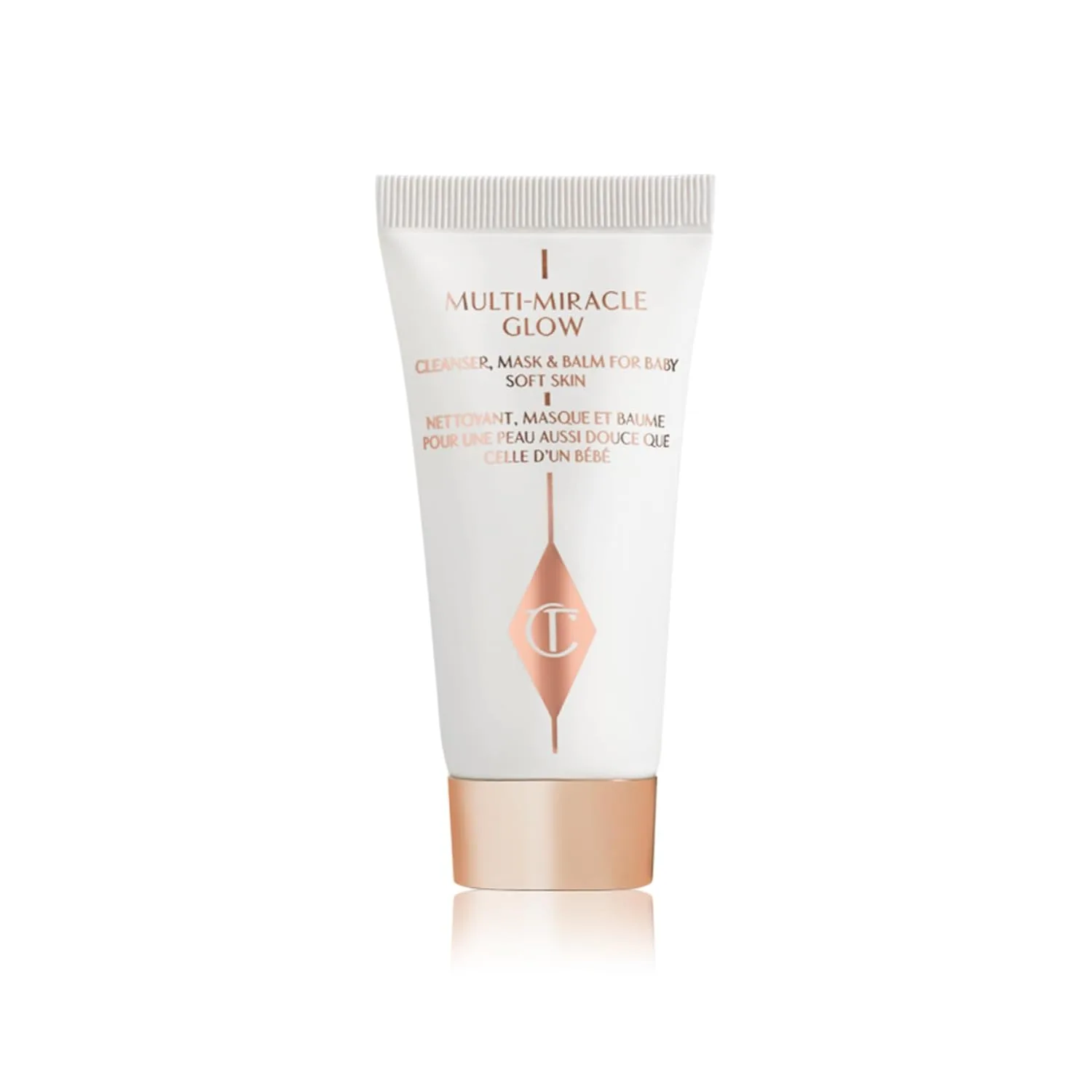 Гель для умывания Charlotte Tilbury — Multi-Miracle Glow - Очищающее средство, ночная и бальзам для лица для нежной, как у, 14.8 мл