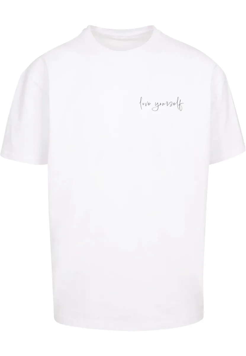 

Футболка Merchcode "Мужская футболка Love Yourself Heavy Oversize", белый