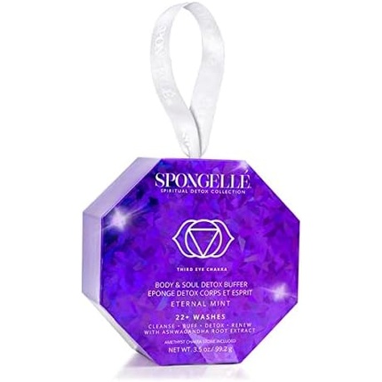 Spongelle Body & Soul Detox Puffer Third Eye Chakra Eternal Mint Spongellé — фото 2