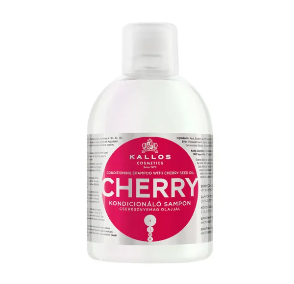 

Восстанавливающий шампунь для волос Cherry Kallos, 1.000 ml