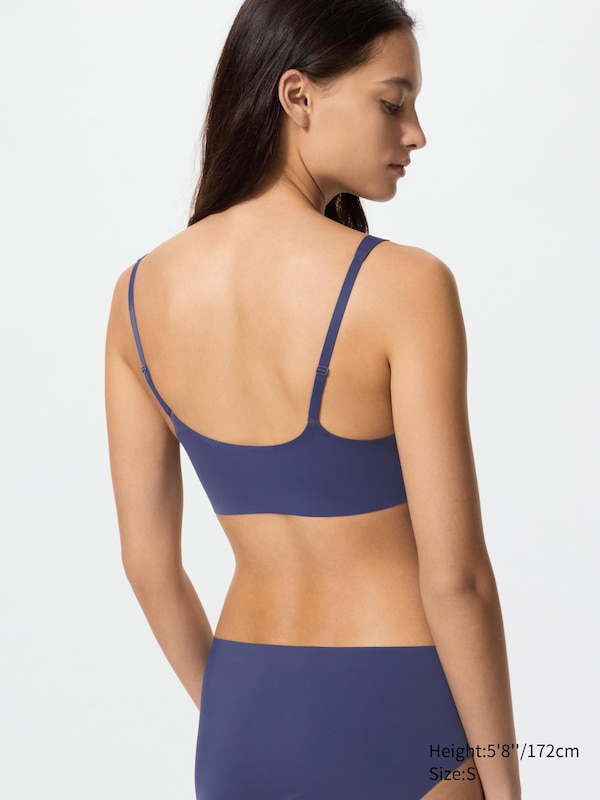 Бюстгальтер без косточек, комфортный Uniqlo, 67 blue — фото 2