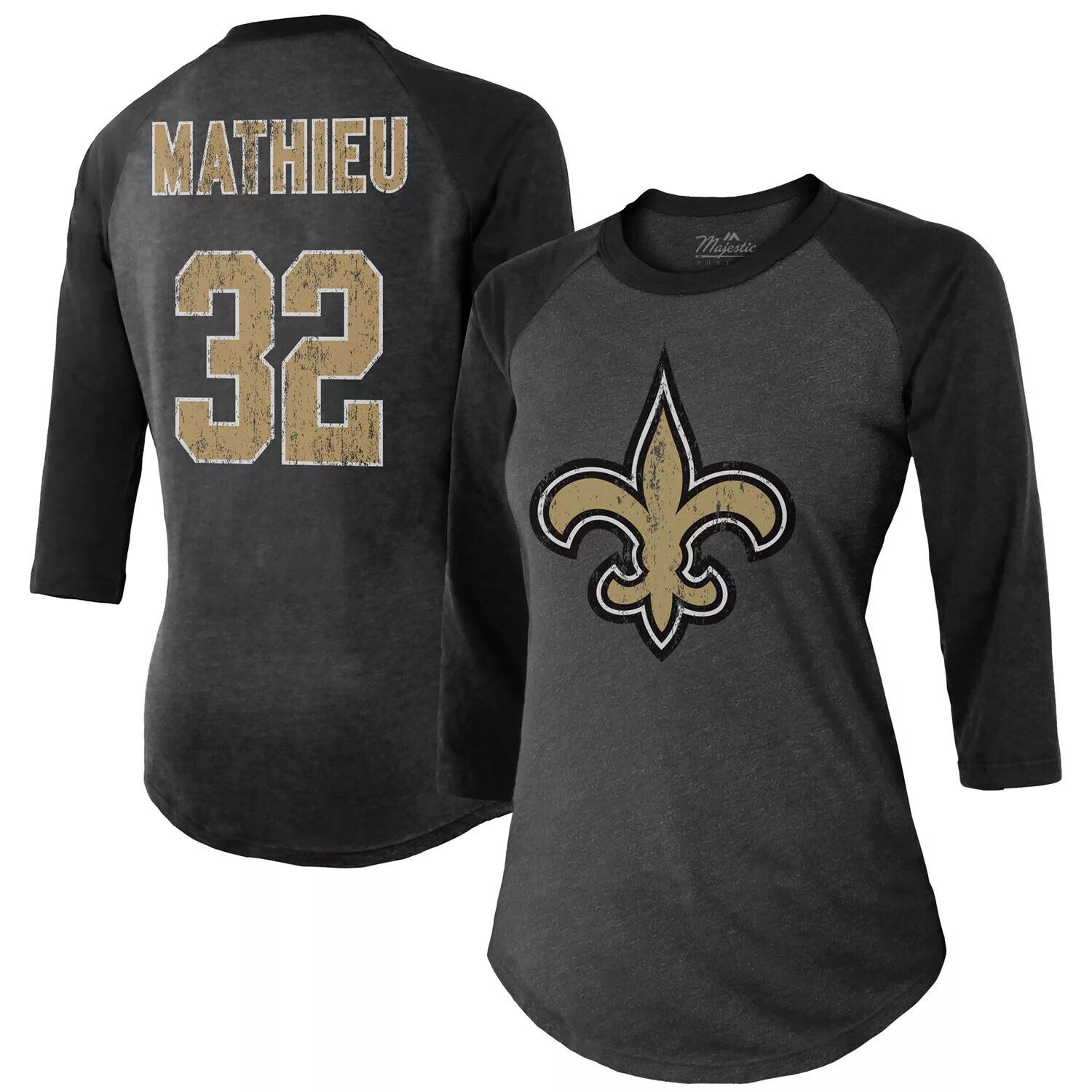 

Женская черная футболка Majestic Threads Tyrann Mathieu New Orleans Saints с именем и номером реглан с рукавами 3/4 Majestic, Черный, Женская черная футболка Majestic Threads Tyrann Mathieu New Orleans Saints с именем и номером реглан с рукавами 3/4 Majes
