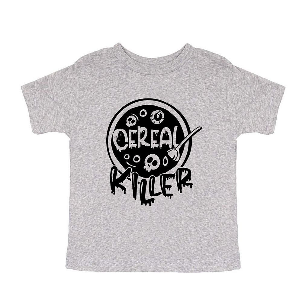 

Молодежная футболка с короткими рукавами и рисунком Cereal Killer The Juniper Shop, цвет Heather Grey