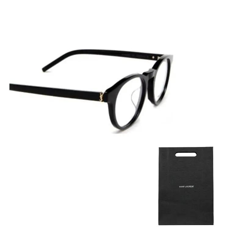 

SAINT LAURENT Очки с круглой оправой, Black