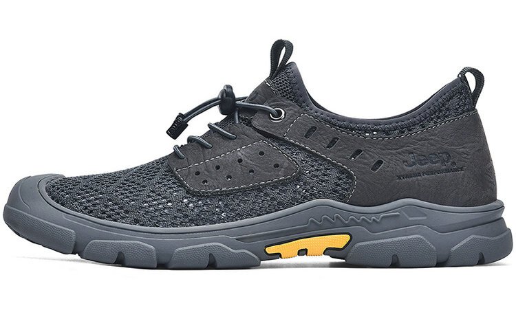 

Кроссовки Jeep Lifestyle Shoes Men Low-top Grey/Black/Yellow, серый